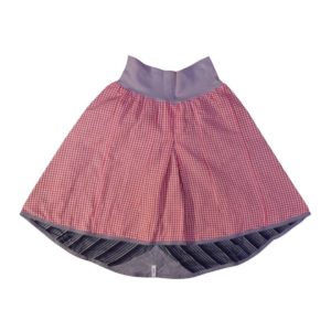 anna * pollack, Wenderock small, rot grau, Vorderseite rot