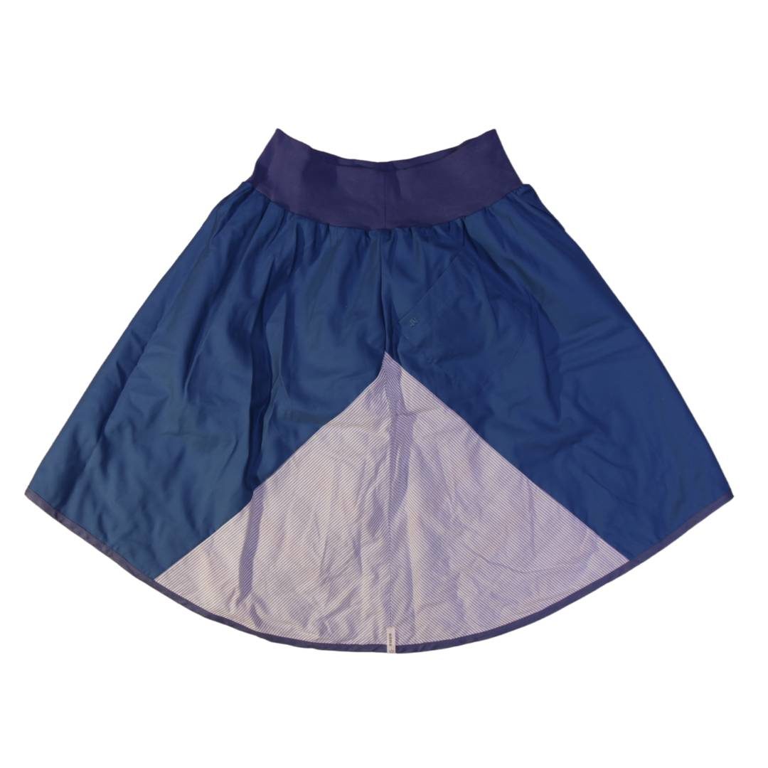 anna * pollack, Wenderock x-large, orange blau, Rückseite blau