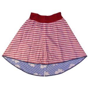 anna * pollack, Wenderock, xlarge, rot mit blau, Vorderseite rot