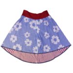 anna * pollack, Wenderock, xlarge, rot mit blau, Vorderseite blau