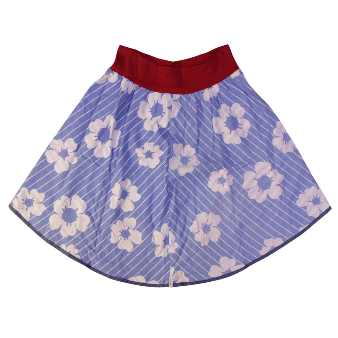 anna * pollack, Wenderock, xlarge, rot mit blau, Rückseite blau
