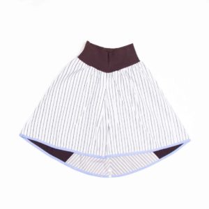 anna * pollack, Wenderock small, blau braun, Vorderseite blau