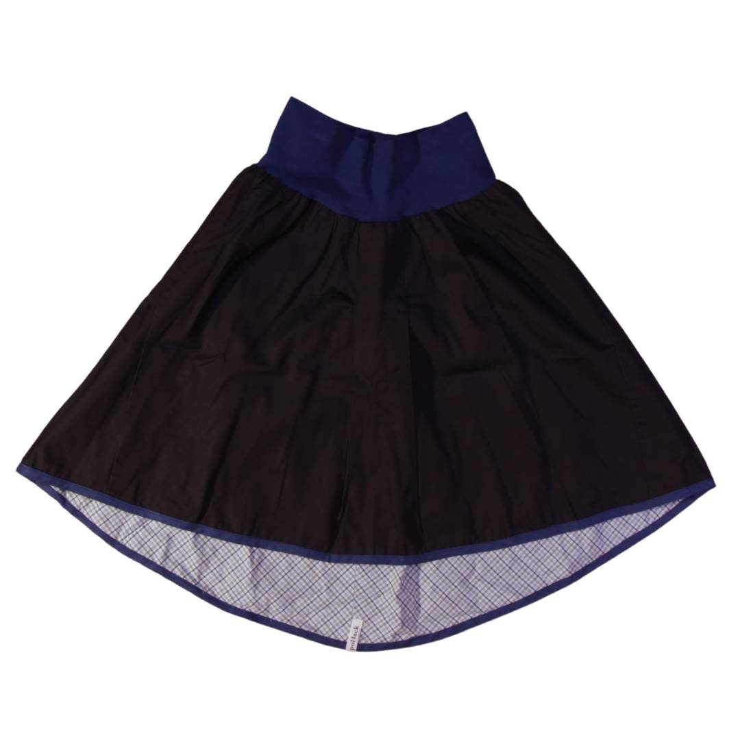 anna * pollack, Wenderock x-small blau schwarz, Vorderseite schwarz