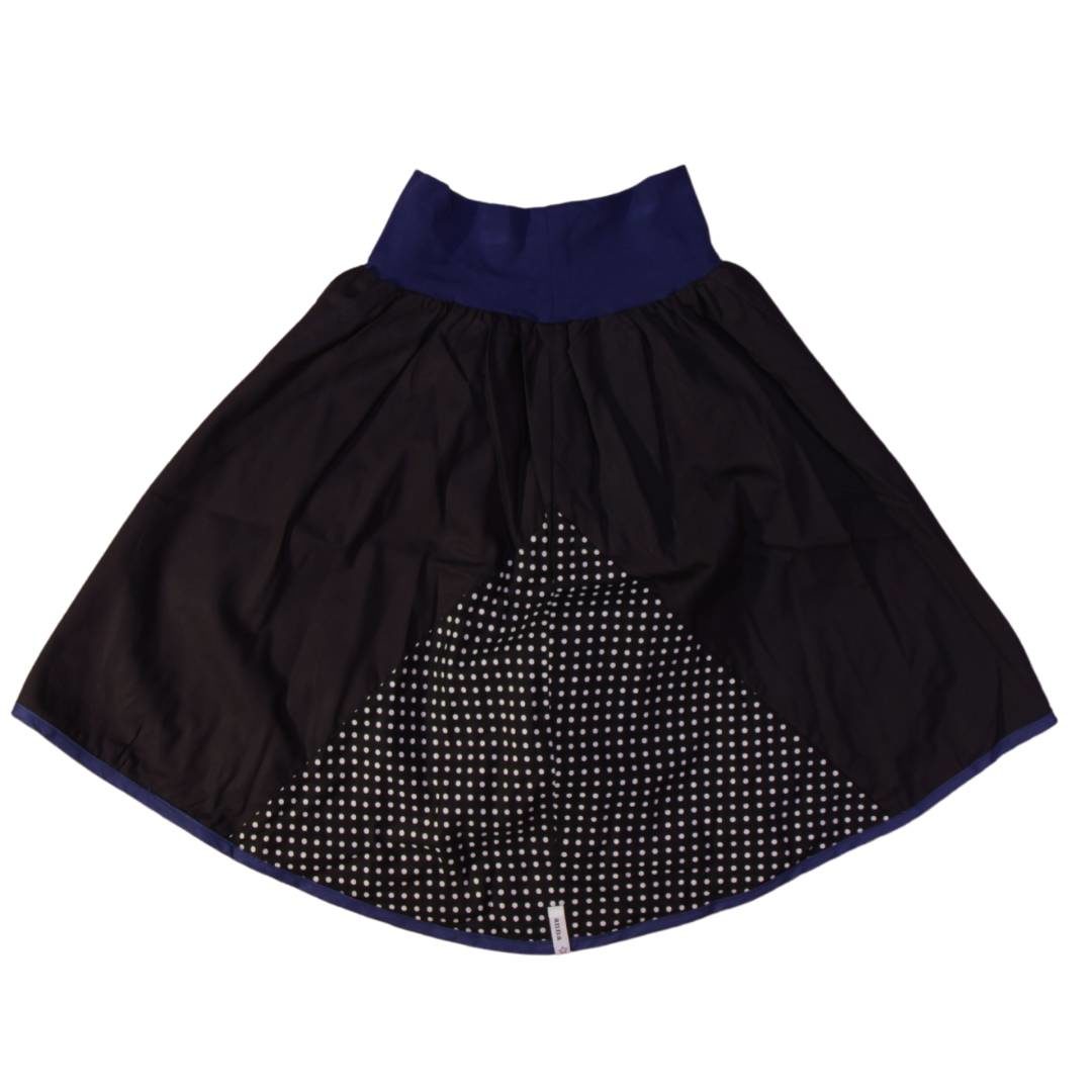 anna * pollack, Wenderock x-small blau schwarz, Rückseite schwarz