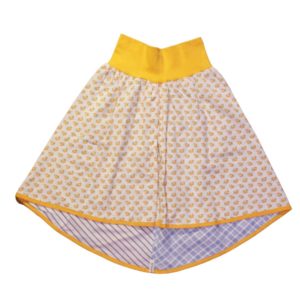 anna * pollack, Wenderock, xsmall, orangeblau, Vorderseite orange