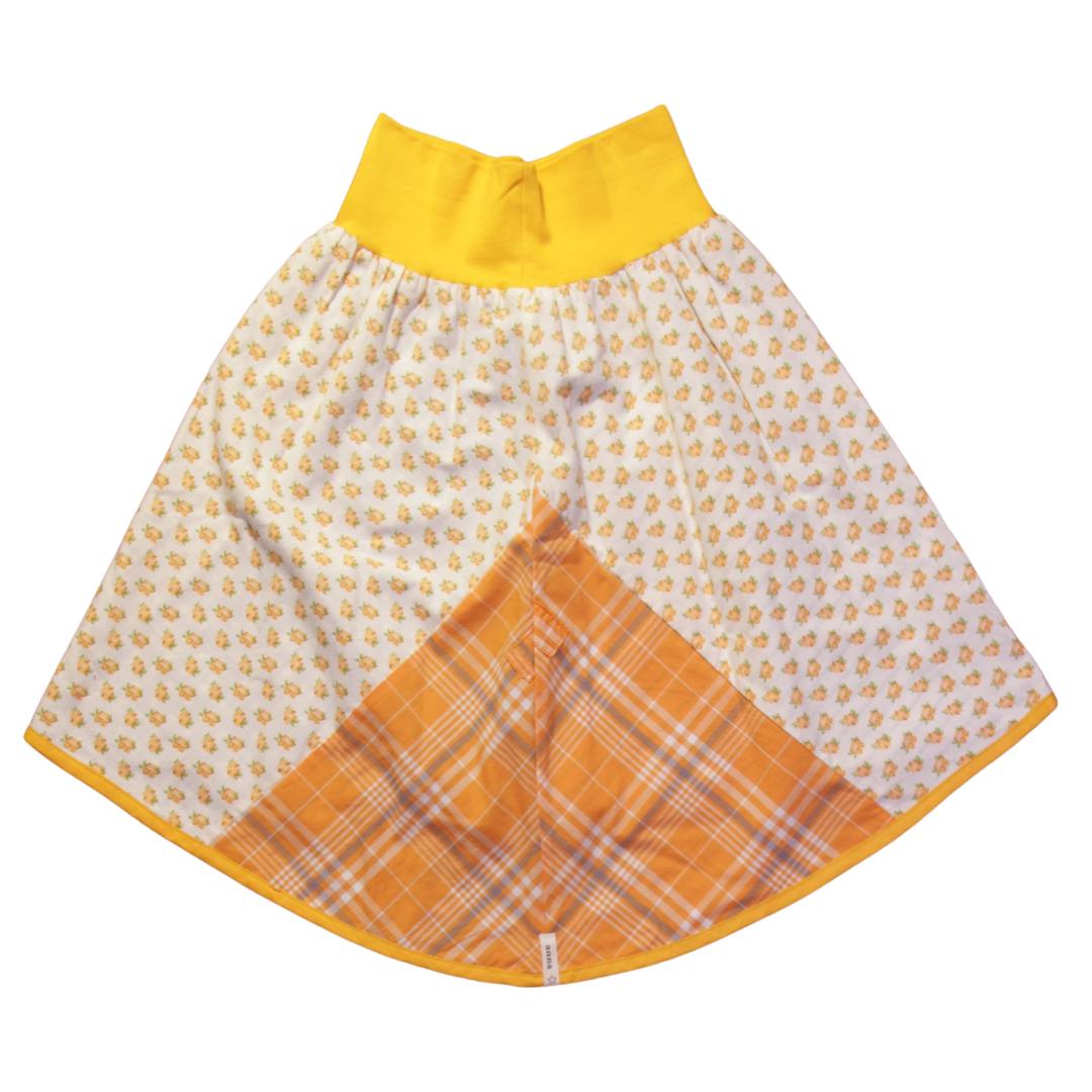 anna * pollack, Wenderock, xsmall, orangeblau, Rückseite orange