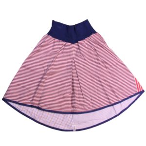 anna * pollack, Wenderock x-small rot blau, Rückseite rot