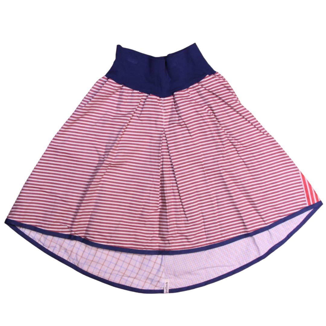 anna * pollack, Wenderock x-small rot blau, Rückseite rot