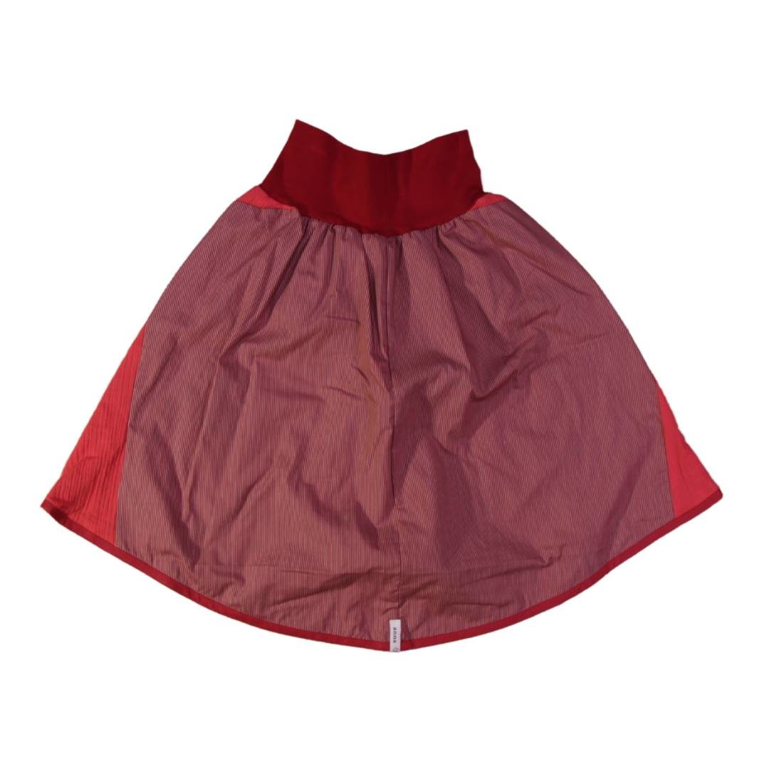 anna * pollack, Wenderock x-small rot grün, Rückseite rot