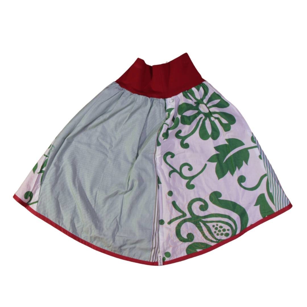 anna * pollack, Wenderock x-small rot grün, Rückseite rot