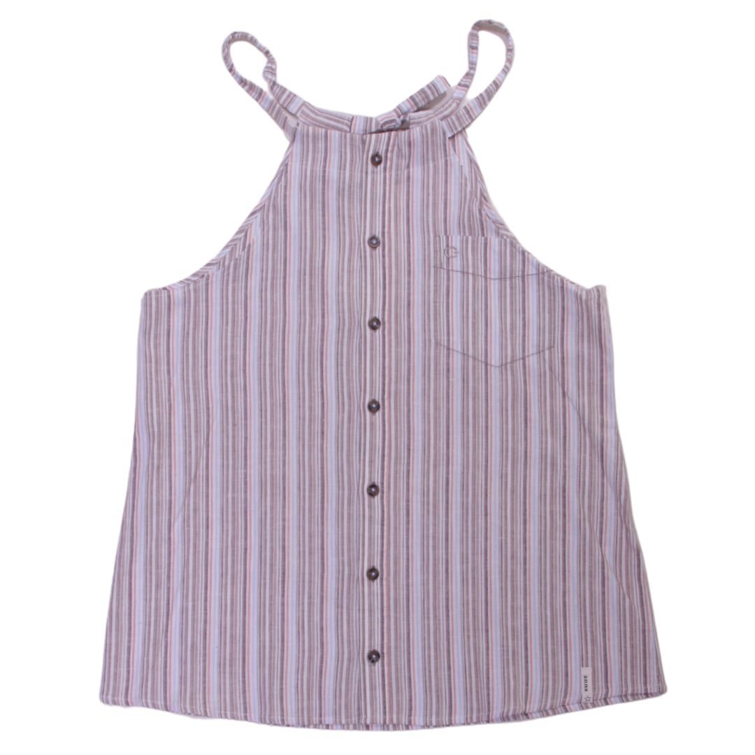 anna * pollack, Top ärmellos, Vorderansicht, gestreift