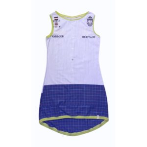 anna * pollack, Kleid Sonnenbrise hellblau blau, medium , Bündchen hellgrün, Ansicht Vorne