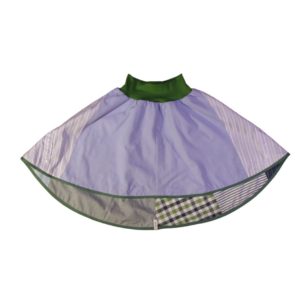 anna * pollack, Wenderockli, blau mit grün 134-152, Hinten blau