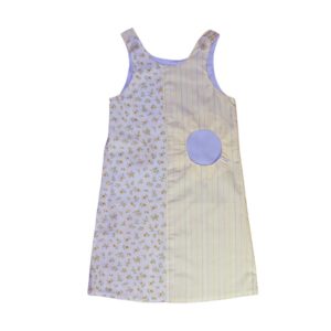 anna * pollack, Wendekleid, 110-134, gelb mit blau, Vorderseite gelb