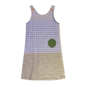 anna * pollack, Wendekleid, 134-152, gelb und grün, Vorderseite gelb