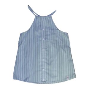 anna * pollack, Top ärmellos, Vorderansicht, Streif grün