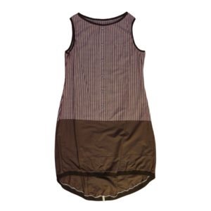 anna * pollack, Kleid Sonnenbrise braun , Uni und Streif, Ansicht Vorne